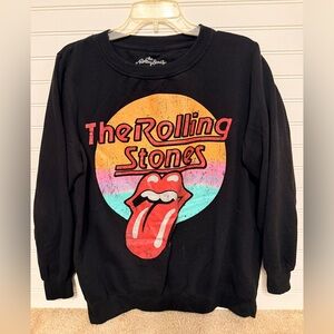 The Rolling Stones Black Garment with White Text